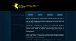 Desktop Screenshot of generatormannj.com